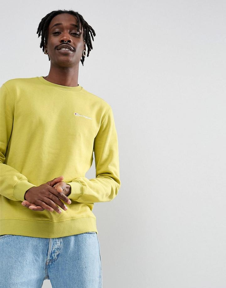 Champion Embroidered Logo Sweater - Green