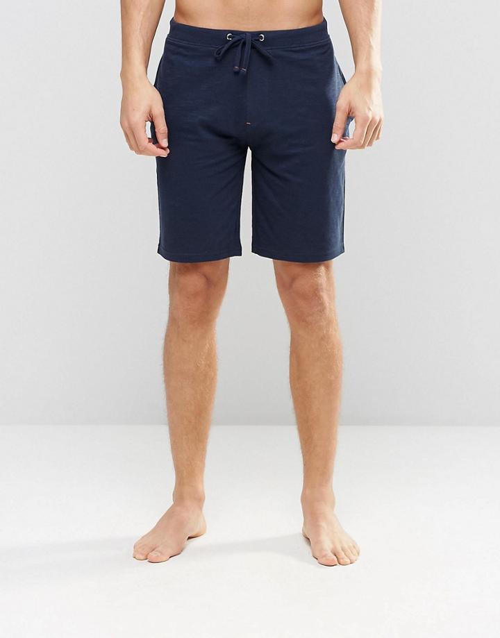 Esprit Lounge Shorts In Regular Fit - Navy
