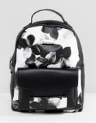 Claudia Canova Floral Print Backpack - Black