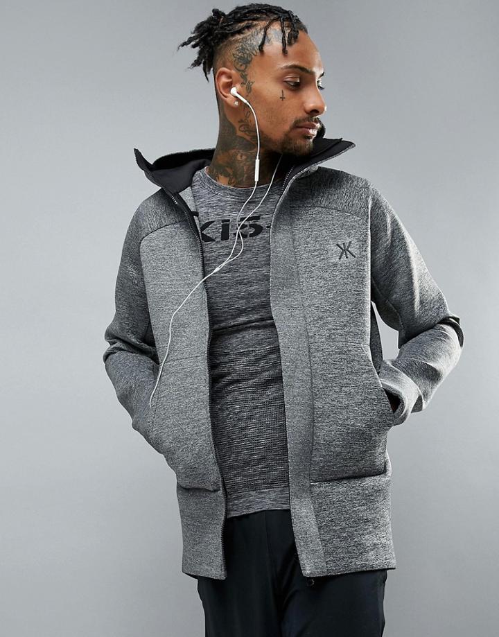 Ki5-a Tech Hoodie - Gray