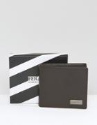 Feraud Leather Bifold Wallet - Brown