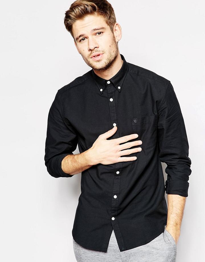 Selected Homme Oxford Shirt-black
