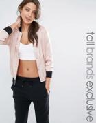 One Day Tall Bomber Jacket - Pink