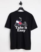 Tommy Jeans Philosotee Back Print T-shirt Classic Fit In Black