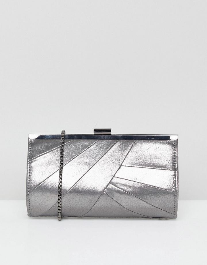 Coast Silver Clutch Bag - Silver
