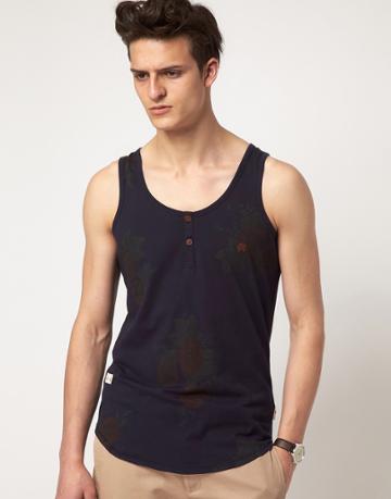 Marshall Artist Tank Vintage Hawaiian - Blue