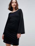 Only Pikaz 70's Flared Dress - Blue