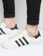 Adidas Originals Superstar 80's Sneakers In White S75836 - White