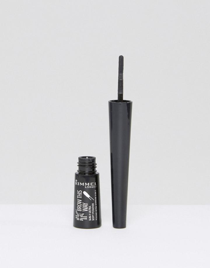 Rimmel Brow Shake Filling Powder - Brown
