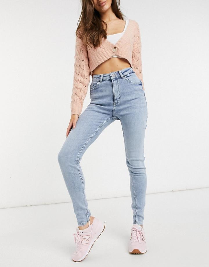 Object Harper Skinny Jean In Light Blue-blues