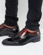 Jeffery West Capone Leather Oxford Shoes - Black