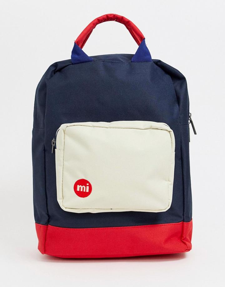 Mi-pac Decon Tote Backpack In Color Block - Multi