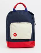 Mi-pac Decon Tote Backpack In Color Block - Multi