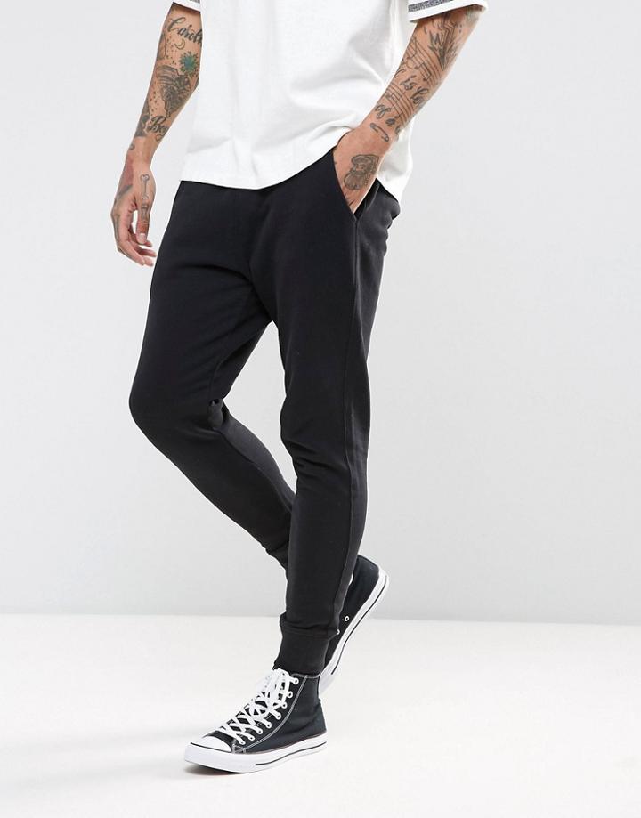 Allsaints Jogger With Logo - Black