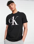 Calvin Klein Ck One Lounge Logo T-shirt In Black