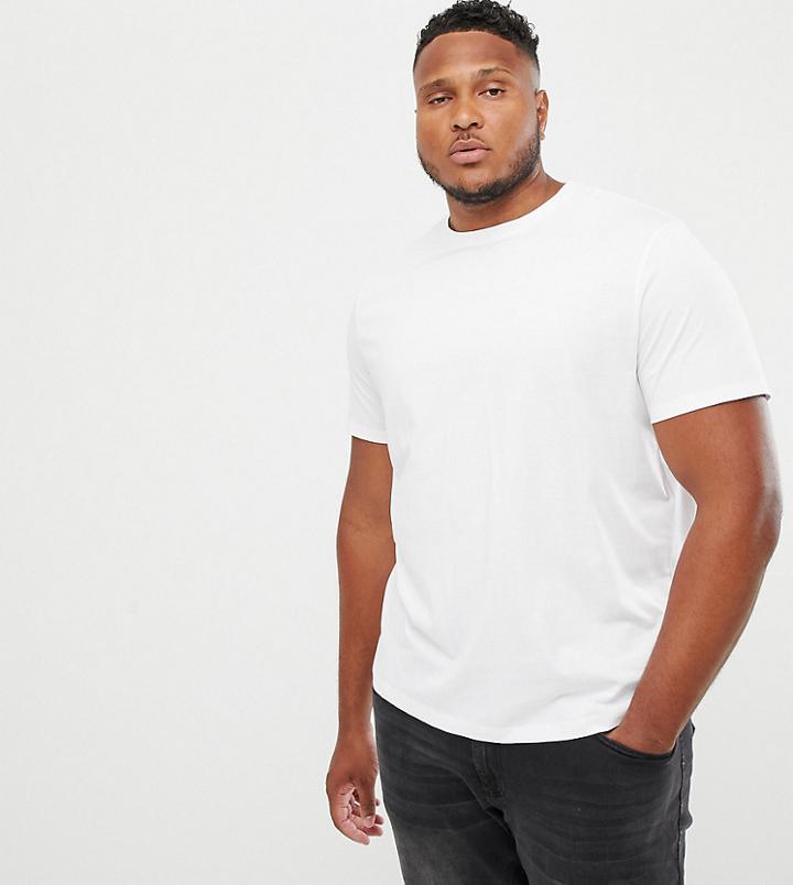 New Look Plus T-shirt In White - White