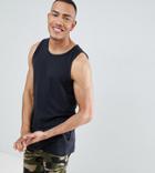 Replika Tall Tank In Blue - Blue