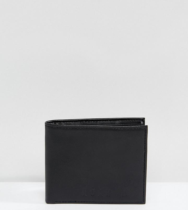 Noak Faux Leather Fold Wallet - Black