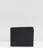 Noak Faux Leather Fold Wallet - Black
