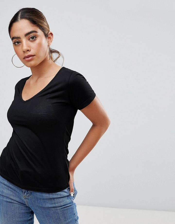 Boohoo V Neck T-shirt - Black