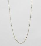 Kingsley Ryan Sterling Silver Gold Plated Twisted Necklace - Gold