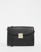 Monki Clasp Front Cross Body Bag - Black