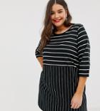 Junarose Multi Stripe Day Dress - Multi