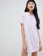 Pull & Bear Rugby Dress In Color Block Lilac - Multi