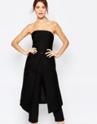C/meo Collective Seasons Change Strapless Tunic In Black - Black
