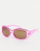 Monkey Monkey Glamour Wraparound Pink Sunglasses