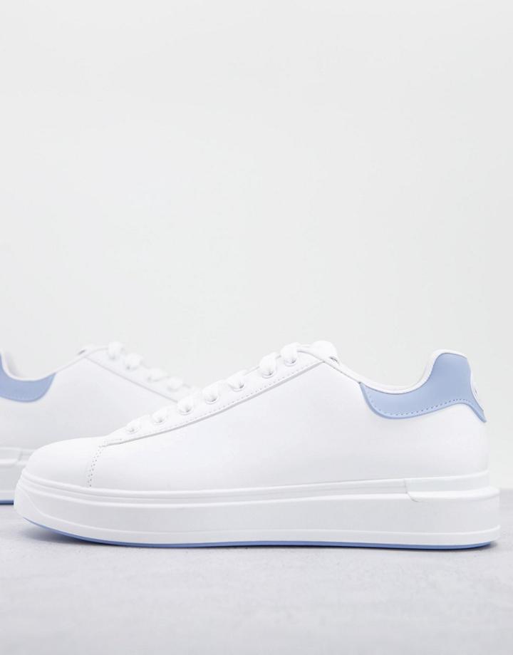 River Island Wedged Sneakers In White