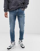 Cheap Monday Sonic Slim Fit Jeans In Bail Blue - Blue