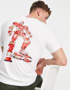 Nike Mechanic Air Figure Graphic T-shirt In White