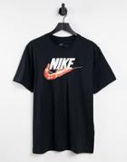Nike Shrimp Swoosh T-shirt In Black