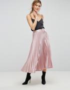Uttam Boutique Pleated Skirt - Pink