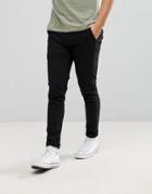 Kronstadt Stretch Chino Super Slim Pants - Black