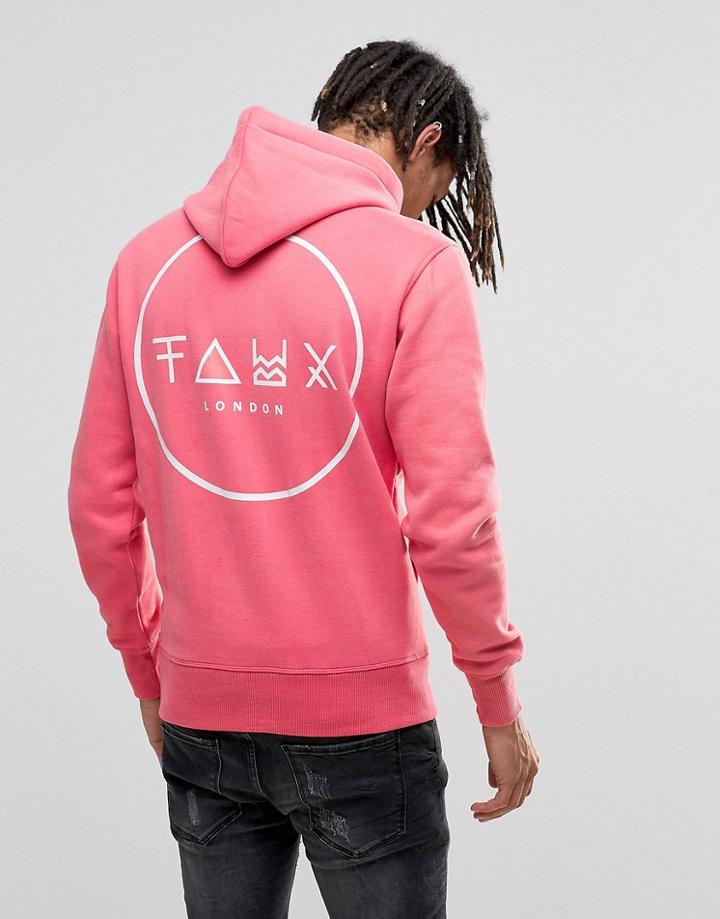 Friend Or Faux Hoodie - Pink