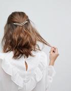 Orelia Arrow Hair Slide - Gold