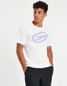 Nike Training Dri-fit Outline Logo T-shirt In White