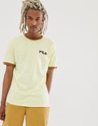 Fila Rosco Ringer T-shirt In Yellow