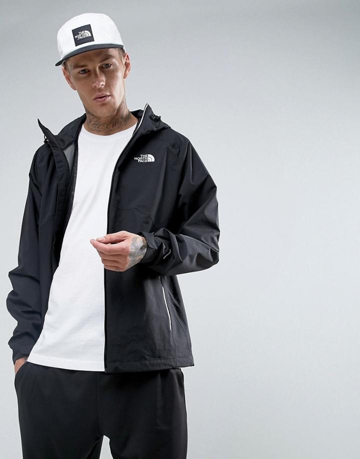 The North Face Stratos Waterproof Hooded Jacket In Black - Black