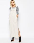 Paisie Overall Maxi Dress - Beige