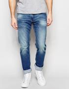Diesel Jeans Thavar 850w Slim Fit Stretch Mid Wash - Mid Wash