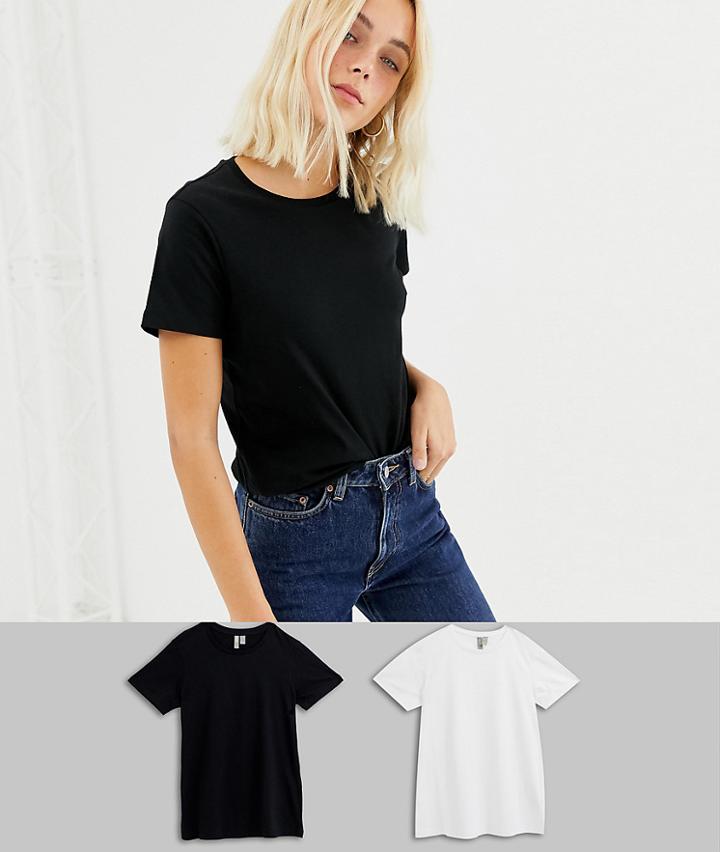Asos Design Ultimate T-shirt With Crew Neck In 2 Pack Save-multi