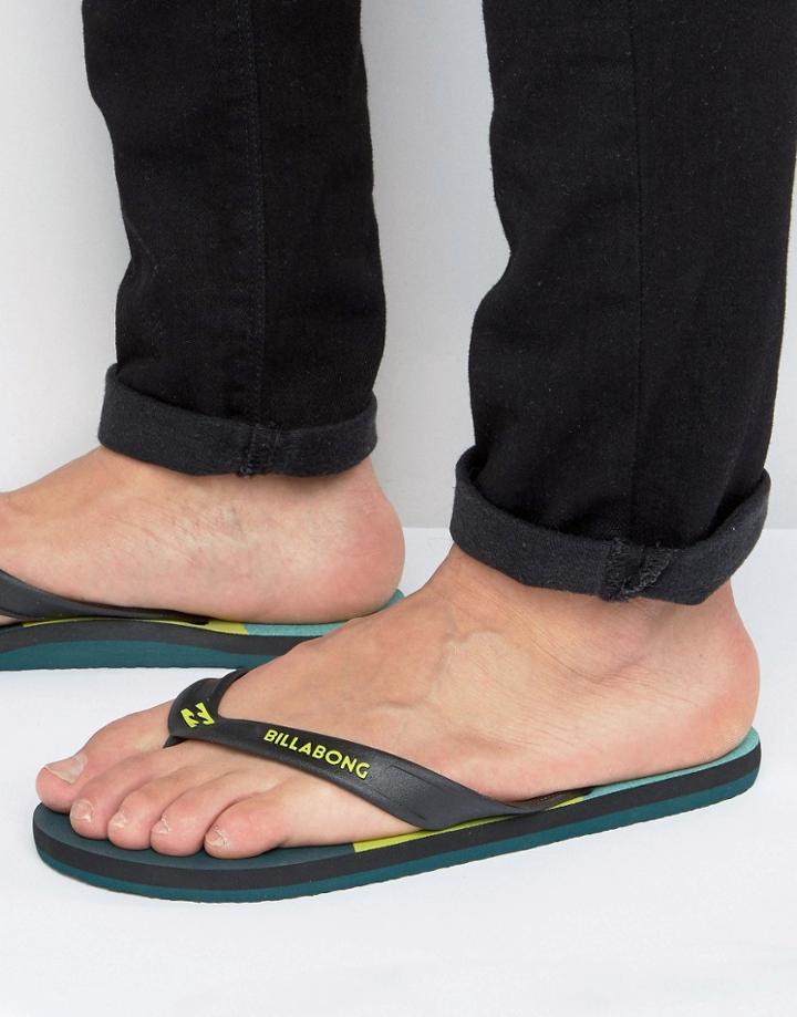 Billabong Cut It Flip Flops - Green