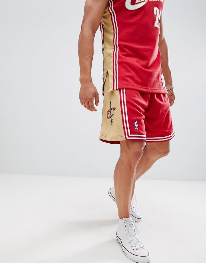 Mitchell & Ness Nba Cleveland Cavaliers Swingman Shorts - Red