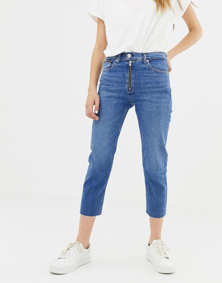 Tommy Jeans High Waist Izzy Slim Jean - Blue