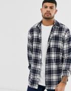 Jack & Jones Flannel Check Shirt In Multi