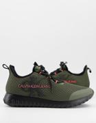 Calvin Klein Jeans Reiland Sneakers In Olive-green