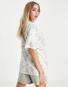 Bolongaro Trevor Tie Dye T-shirt In Cream-white
